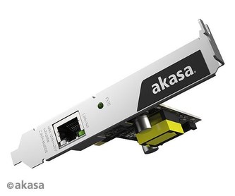 AKASA síťová karta, 2.5 Gigabit PCIe Network Card with PoE