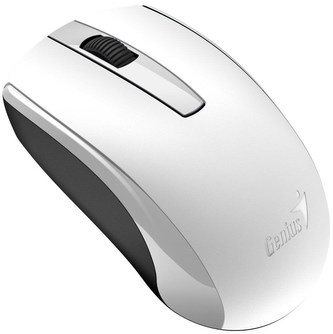 GENIUS myš ECO-8100/ 1600 dpi/ dobíjecí/ bezdrátová/ bílá