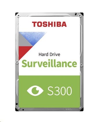 TOSHIBA HDD S300 Surveillance (CMR) 4TB, SATA III, 7200 rpm, 128MB cache, 3,5", BULK