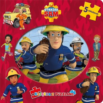 Strażak Sam Książka z puzzlami
