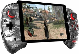 iPega Bluetooth herní ovladač 9083A, iOS/Android, šedá