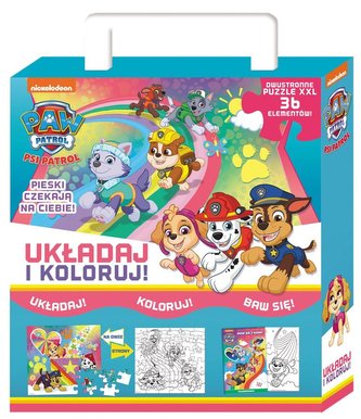 Psi Patrol Układaj i koloruj