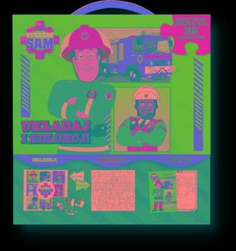 Strażak Sam Układaj i koloruj