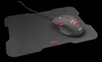 TRUST herní Myš s podložkou Ziva - Trust Ziva Gaming mouse and mouse pad
