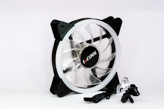 1stCOOL Fan AURA EVO Dual Ring ARGB ventilátor 12cm
