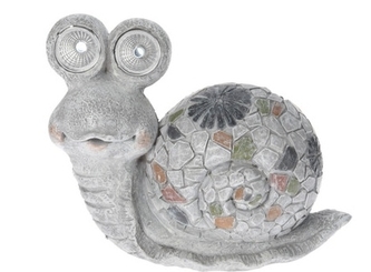 Solární šnek na zahradu 14x6,5x11 cm Solární šnek na zahradu 14x6,5x11 cm