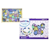 Dřevěné korálky motýlek v boxu