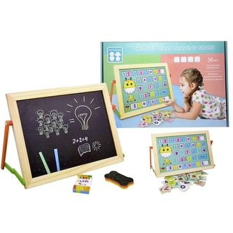 Dřevěná oboustranná tabulka