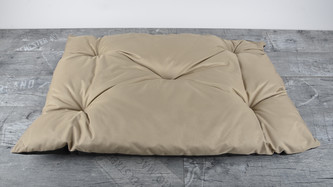 Prošívaný polštář pro psy 90x60 cm, tmavě béžová, Mybesthome Prošívaný polštář pro psy 90x60 cm, tmavě béžová, Mybesthome