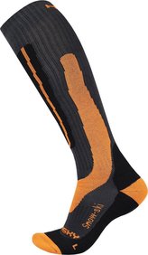 Podkolenky Snow-ski oranžová - XL (45-48)