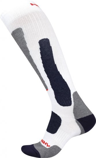 Podkolenky Snow-ski bílá - XL (45-48)