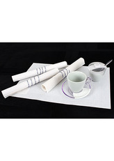 Prostírání plastové - bílé 30x45cm