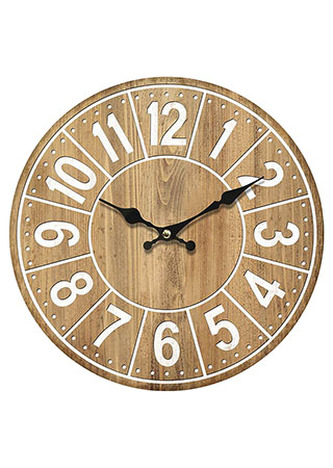 Hodiny nástěnné MDF, 34cm