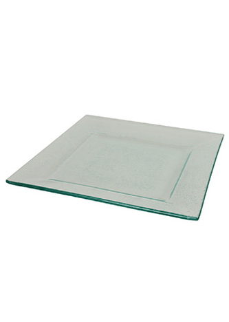 Tácek pod svíčku skleněný