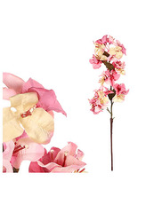 Bugenvilie, barva růžová. Květina umělá.