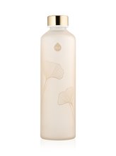 EQUA Mismatch Ginkgo 750 ml designová luxusní ekologická skleněná lahev na pití