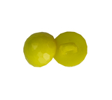 Knoflík pecka - žlutá - prům. 11 mm