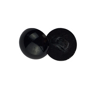 Knoflík pecka - černá - prům. 11 mm