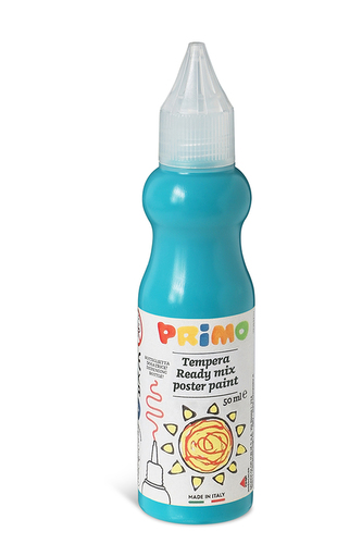 Temperová barva 3D PRIMO, 50ml, lahvička s tenkým hrotem, tyrkysová
