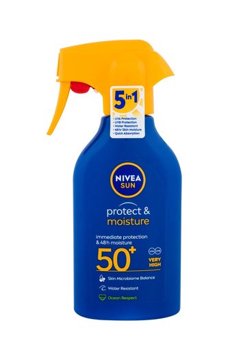 Nivea Sun Protect & Moisture Opalovací přípravek na tělo 270 ml SPF50+ unisex