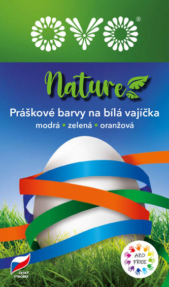 OVO - Nature "A" práškové barvy na vajíčka 3 ks á 5g