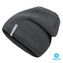 Pánská merino čepice Merhat 3 sv. šedá melír - L-XL