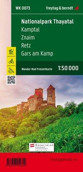 Nationalpark Thayatal, Wander-, Rad- und Freizeitkarte 1:50.000, freytag & berndt, WK 0073