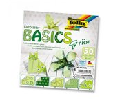 Folia Origami papíry na skládání 15 x 15 cm - zelené 80 g