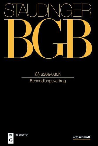 Staudingers Kommentar zum BGB §§ 630a-630h (Patientenrechte)