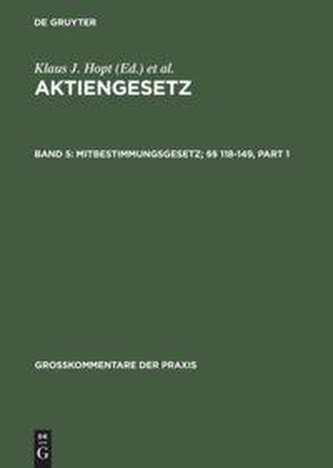 Mitbestimmungsgesetz; §§ 118-149