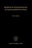 Handbuch des Staatskirchenrechts der Bundesrepublik Deutschland Band 1, 2 und 3