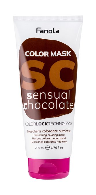 Fanola Color Mask Barva na vlasy 200 ml Sensual Chocolate pro ženy
