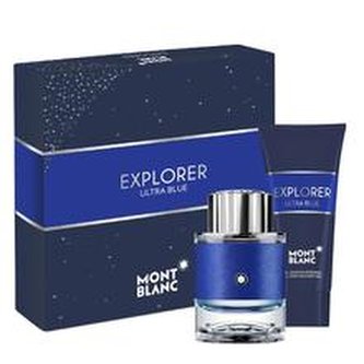 Mont Blanc Explorer Ultra Blue Dárková sada Parfémová voda 60 ml a sprchový gel 100 ml