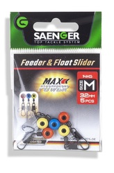 Karabinka s korálkem Feeder & Float Slider M, 5 ks/bal