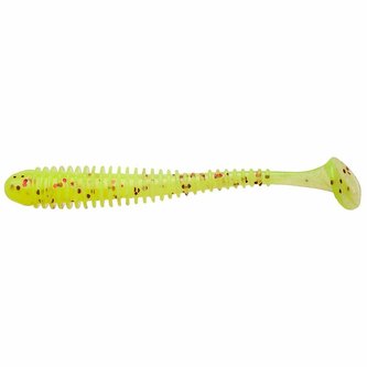 Keitech: Gumová nástraha Swing Impact 2,5" 6,3cm 1,3g Chartreuse Red Flake 10ks