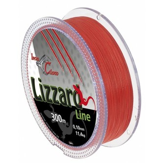 Pletená šňůra Lizzard, 300m, oranžová průměr: 0,03 mm