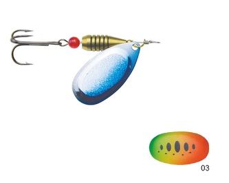 Rotační třpytka CALIRO vel. 4, 9g, barva 03