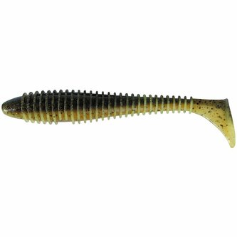 Keitech: Gumová nástraha Swing Impact FAT 3,8" 9,6cm 8,5g Watermelon PP/Yellow 6ks