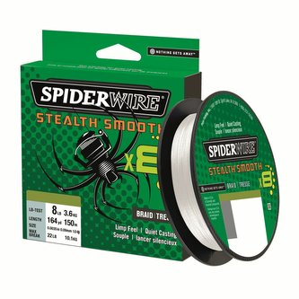 STEALTH SMOOTH8 PRŮHLEDNÁ 150M 0,11MM 10,3KG