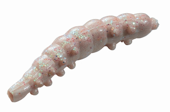 PWRBT VOSÍ LARVY 2,5cm NATURAL+GLITER 55ks