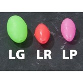 Oválky Glow Beads7 x 10mm Vzor LG