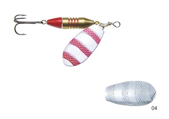 Rotační třpytka VIBRESO vel. 4, 23g, barva 04