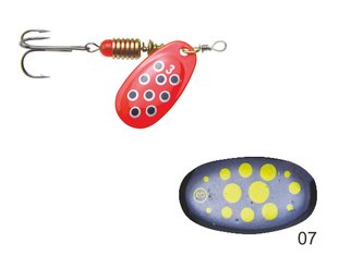 Rotační třpytka SPERSO vel. 3, 6g, barva 07