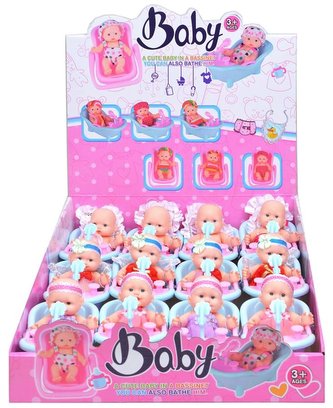 14 cm vanová panenka s příslušenstvím MEGA CREATIVE 452032