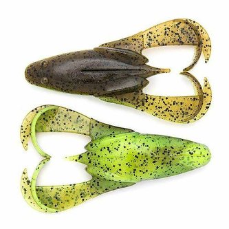 Keitech: Gumová nástraha Noisy Flapper 3,5" 8,9cm 16,3g Green Pumpkin PP/Chartreuse 5ks