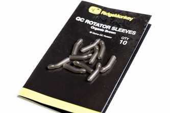 RIDGEMONKEY: Převlek Quick Change Rotator Sleeves Organic Brown 10ks