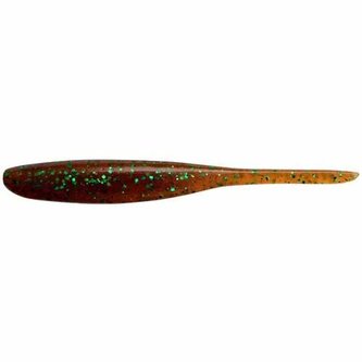 Keitech: Gumová nástraha Shad Impact 3" 7,6cm 2,2g Peach Green FLK 10ks