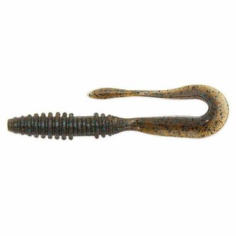 Keitech: Gumová nástraha Mad Wag Mini 3,5" 8,9cm 1,8g Green Pumpkin PP FLK 10ks