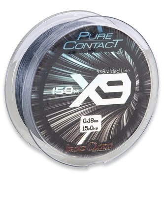 šňůra Pure Contact X9 0,16 mm/150 m šedá