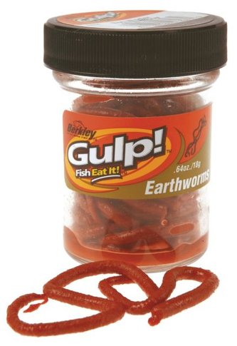 GULP Žížala 10cm ČERVENÁ